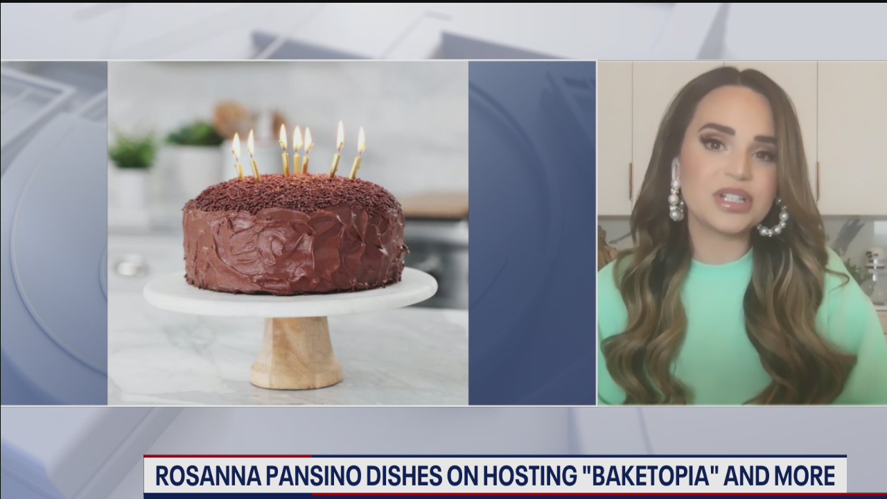 Youtuber and baker Rosanna Pansino dishes on hosting Baketopia on HBO Max
