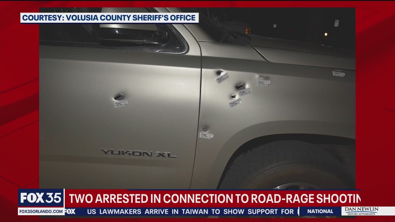 2 arrested in Brevard County road-rage-shooting: officials | FOX 35 Orlando