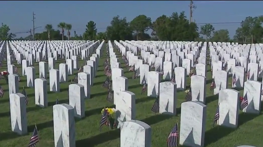 Memorial Day ceremony at Cape Canaveral National Cemetery