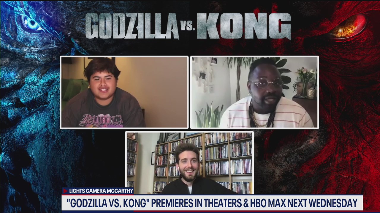 Stars of Godzilla Vs. Kong talk action-packed film premiering Friday
