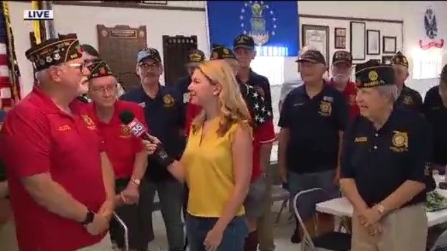 Central Florida's American Legion Post 243 recieve FOX 35 Care Force award