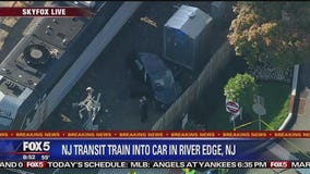 2 seriously injured when car, train collide in NJ