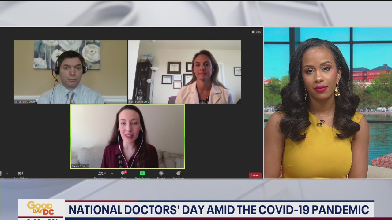 DMV doctors share pandemic experience and insight on National Doctors' Day