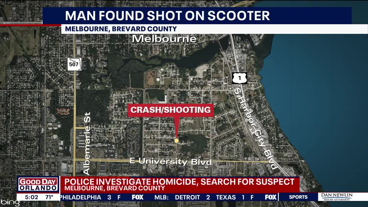 Man on scooter shot, killed in Melbourne, police say | FOX 35 Orlando