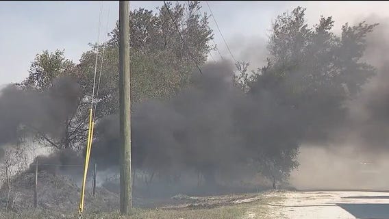 Wildfire in Clermont threatens structures