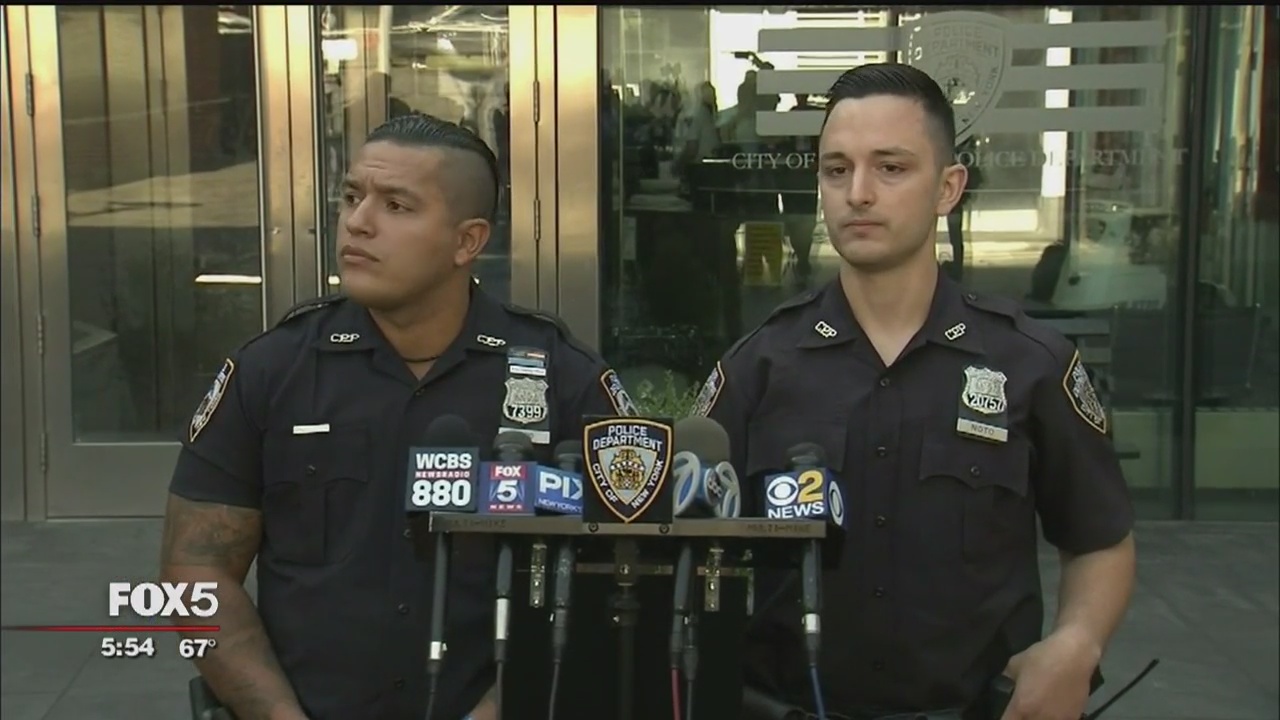 NYPD officers revive runner in Central Park