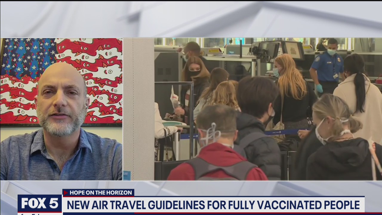 New air travel guidelines for fully vaccinated people