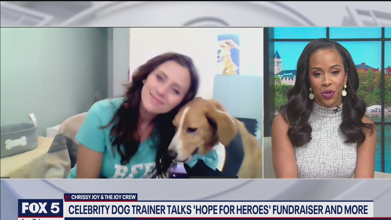 Celebrity dog trainer talks 'Hope For Heroes' fundraiser
