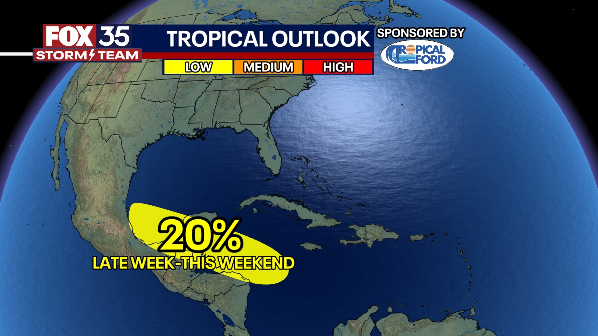 Tropical wave could develop near Yucat?n this week