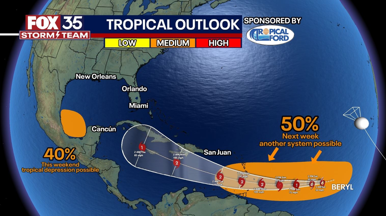 Tracking the Tropics: Tropical Storm Beryl in the Central Atlantic ...