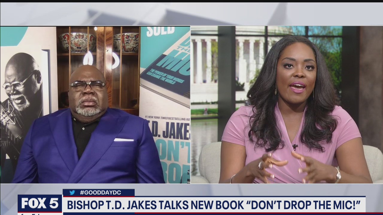 Bishop T.D. Jakes talks new book Don't Drop the Mic!