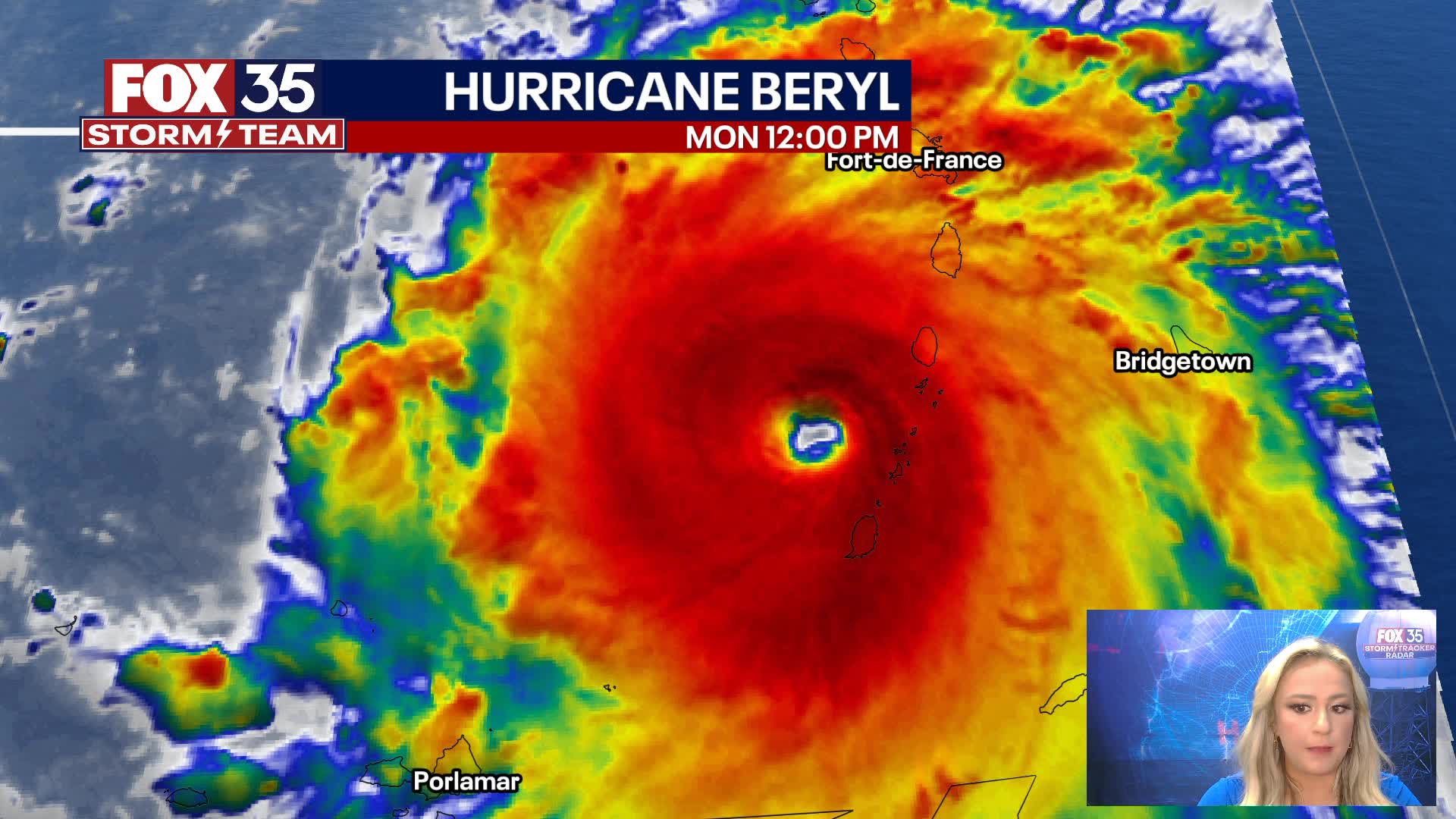 Hurricane Beryl shy of becoming dangerous Category 5 storm