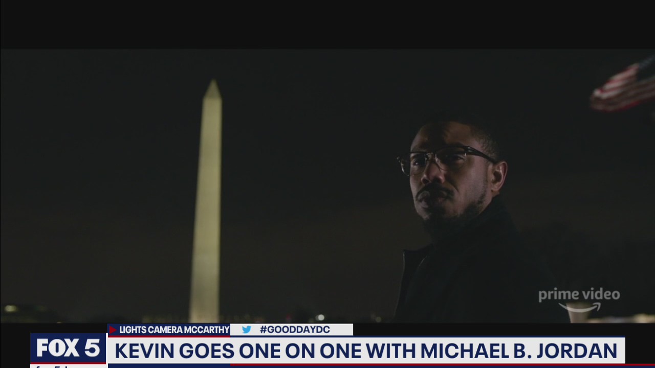 Michael B. Jordan talks filming in DC for new movie Without Remorse