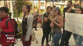 Protest over racist assignment at Long Island school