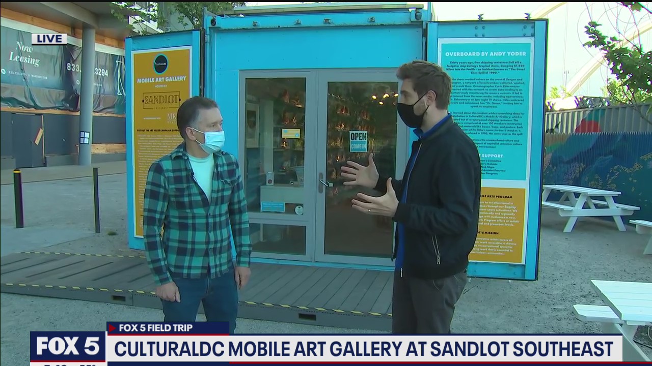 FOX 5 FIELD TRIP: CulturalDC Mobile Art Gallery at Sandlot Southeast