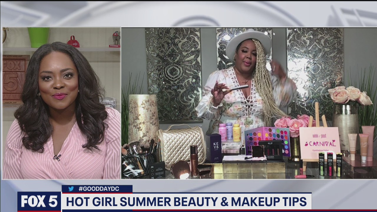 Celebrity make-up artist gives beauty tips for hot girl summer