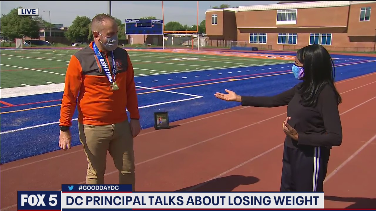 DC high school principal talks losing 100lbs during pandemic