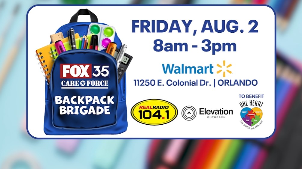 FOX 35 Backpack Brigade: Donate school supplies for Florida students