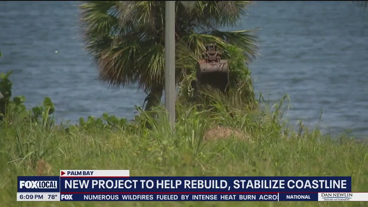 Palm Bay working to rebuild shorelines at parks