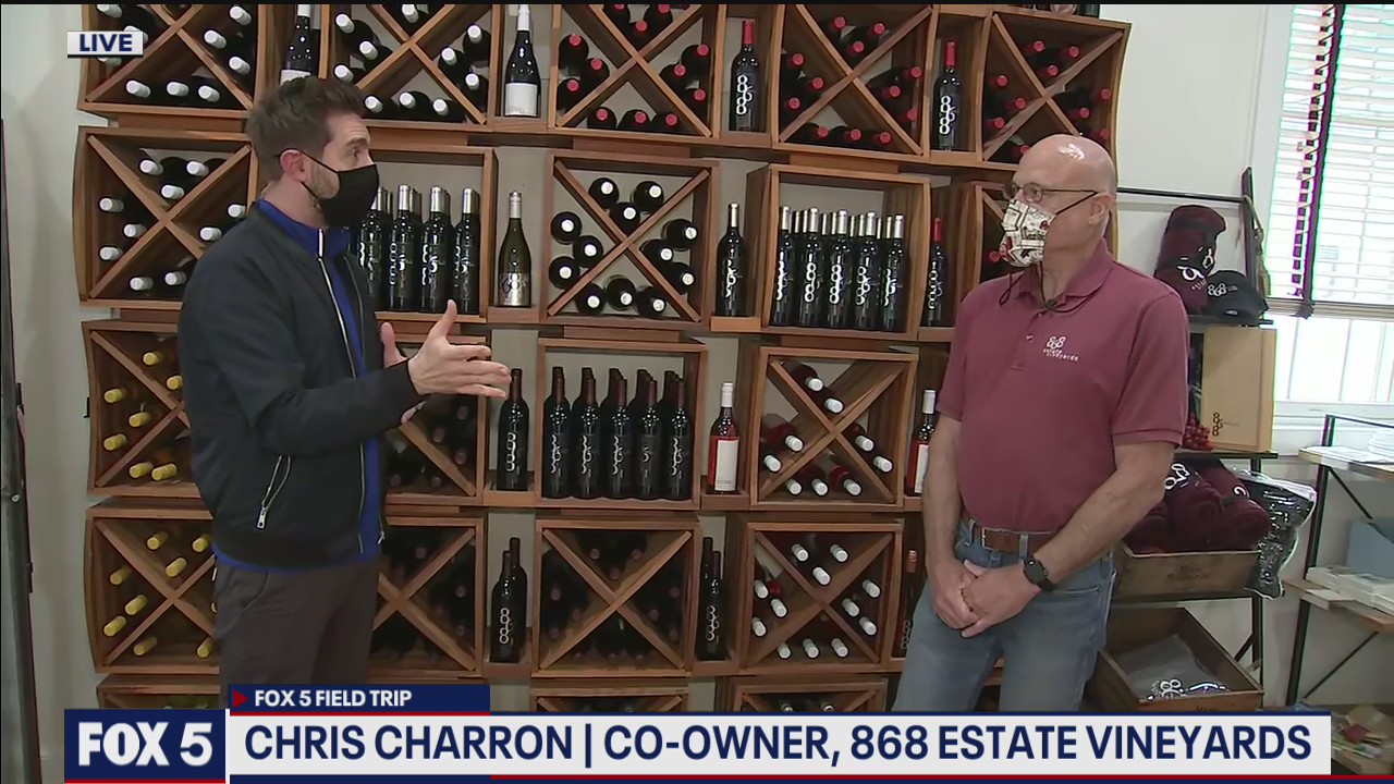 FOX 5 FIELD TRIP: 868 Estate Vineyards