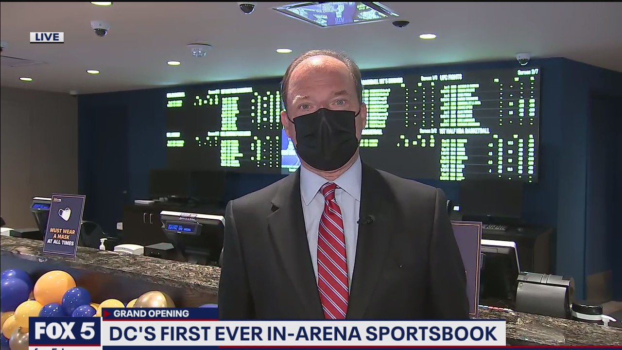 DC opens first ever in-arena sportsbook