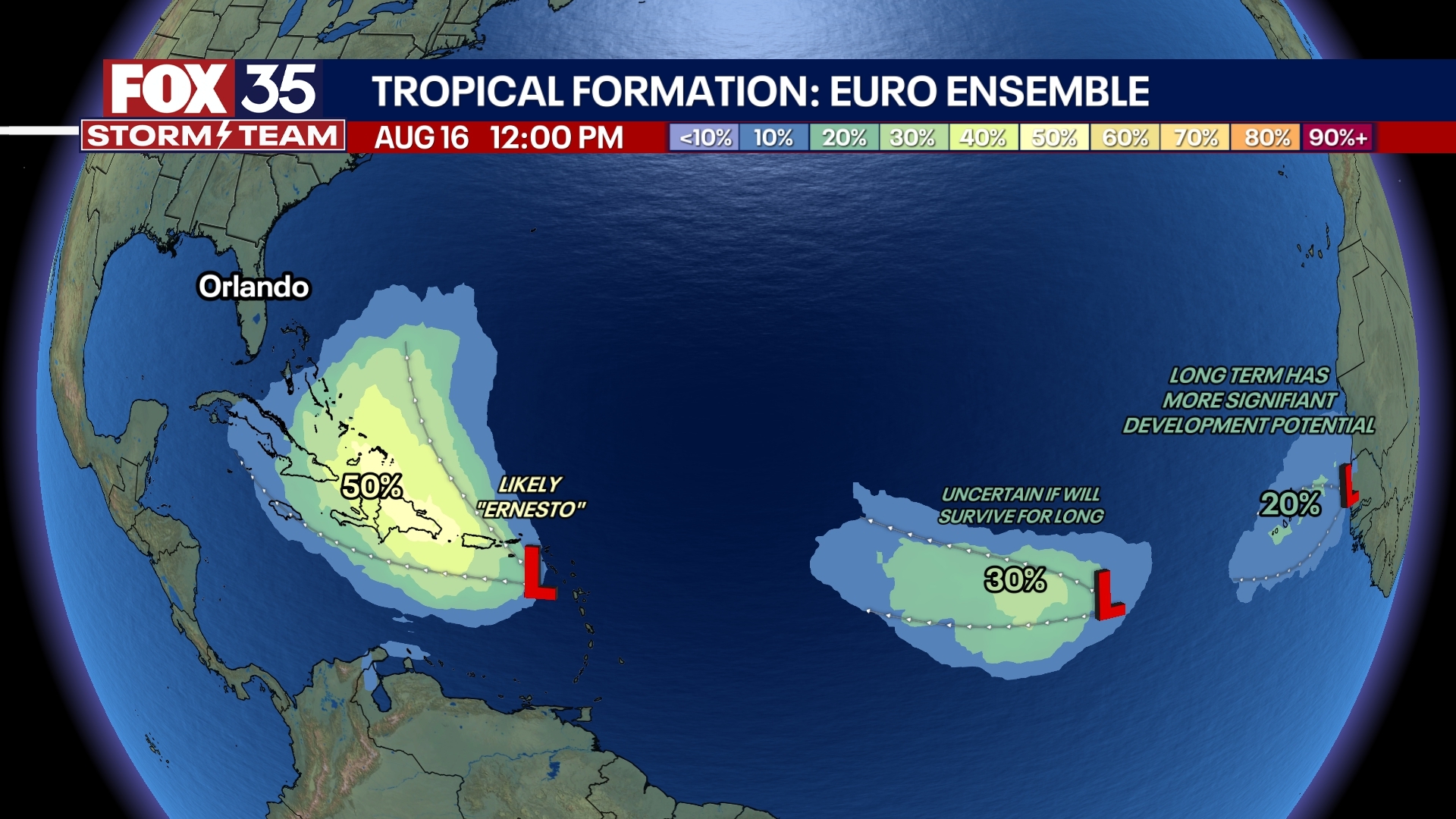 NHC monitoring 3 tropical waves in Atlantic Ocean | FOX 35 Orlando