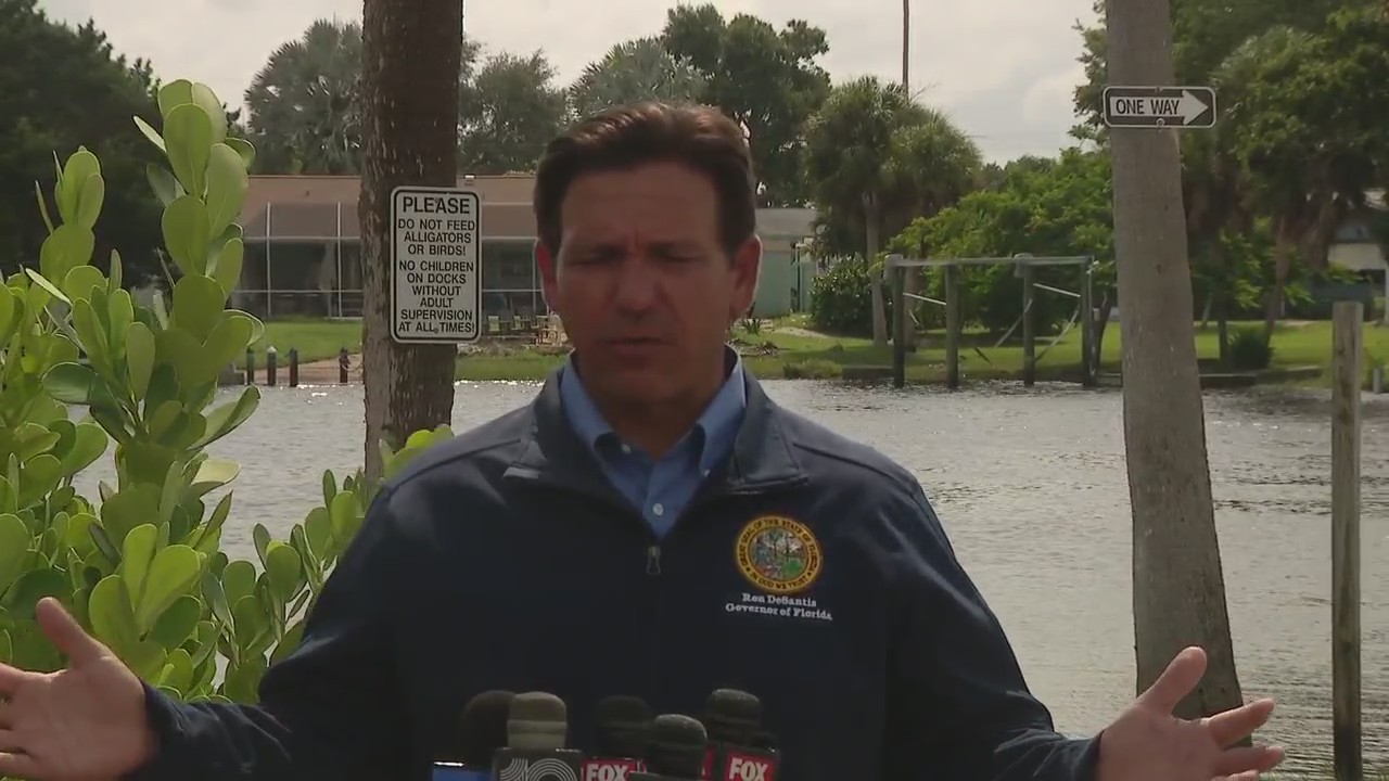 DeSantis holds press conference on Debby recovery