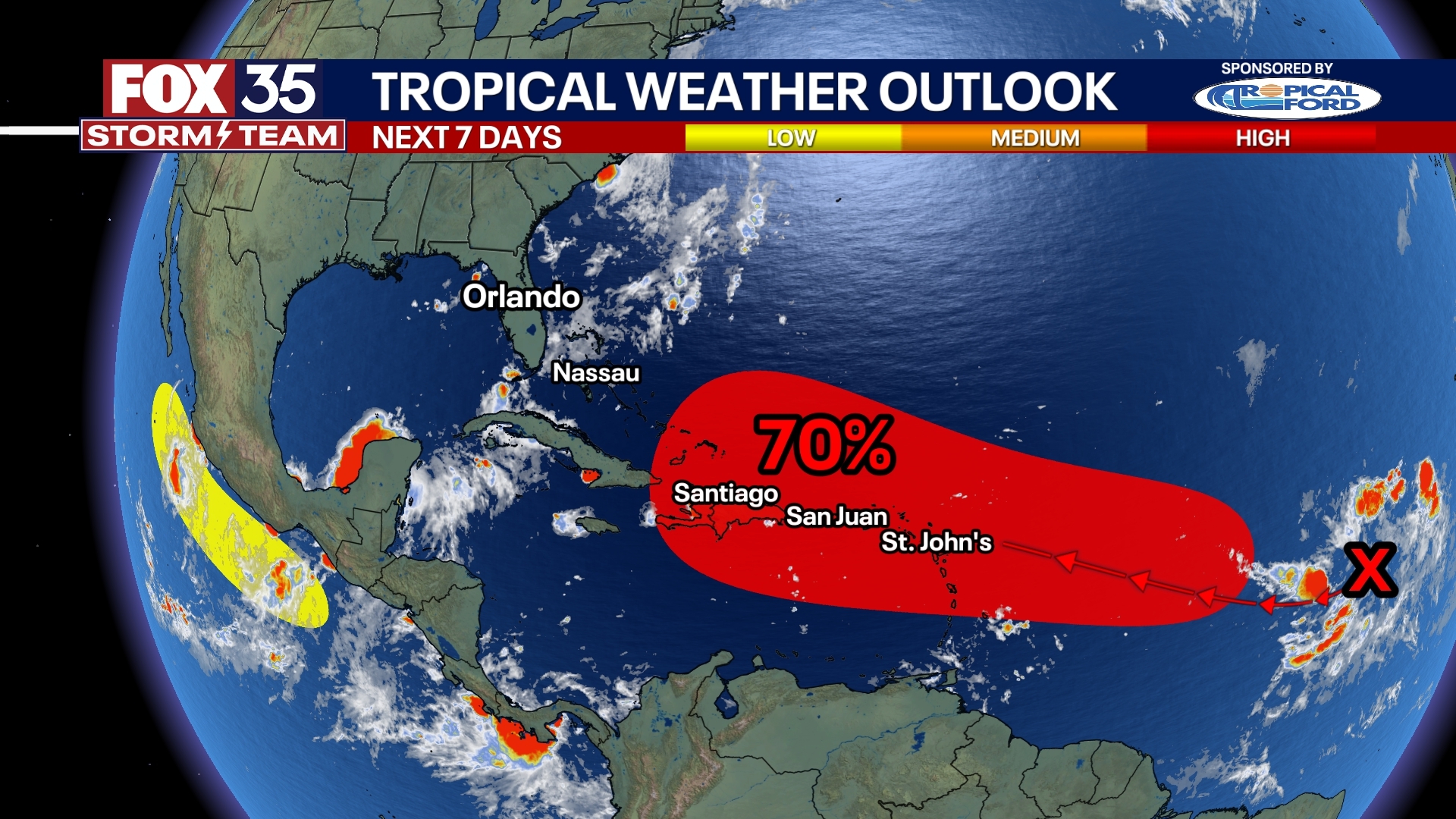 Eyes on possible tropical threat forming next week