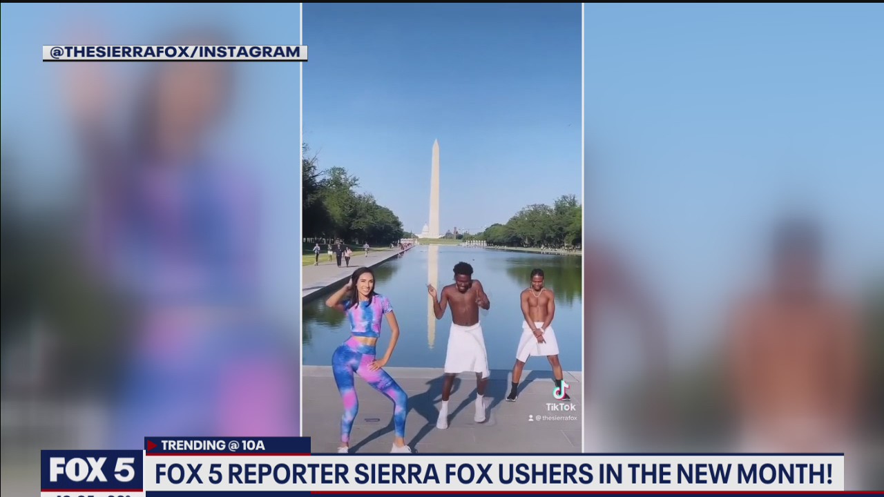FOX 5's Sierra Fox dances with familiar faces on National Mall