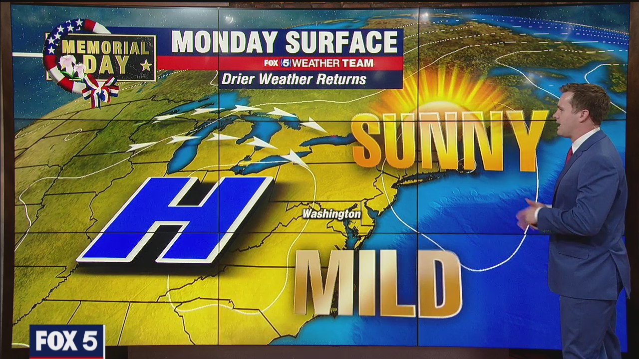 FOX 5 Weather forecast for Monday, May 31 | FOX 5 DC