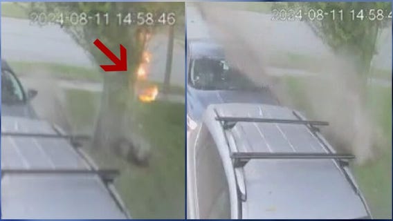 WATCH: Possible lightning strike in Florida caught on camera