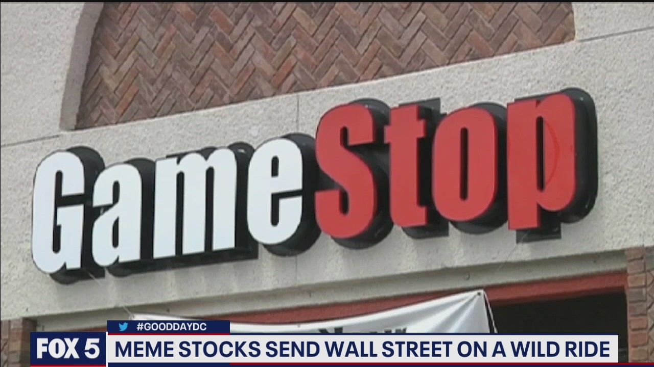 Meme stocks send Wall Street on a wild ride