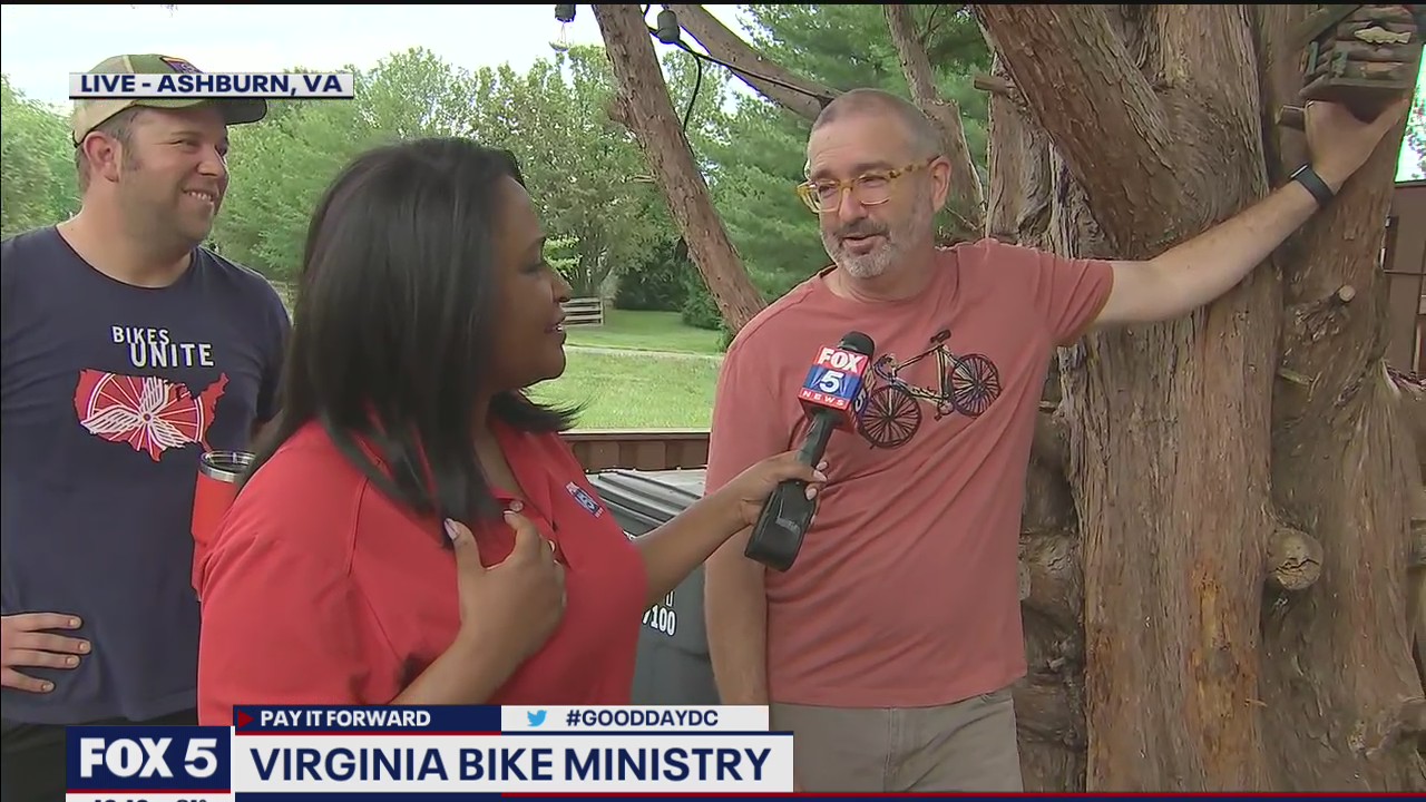 PAY IT FORWARD: Big surprise for pastor who started Virginia Bike Ministry