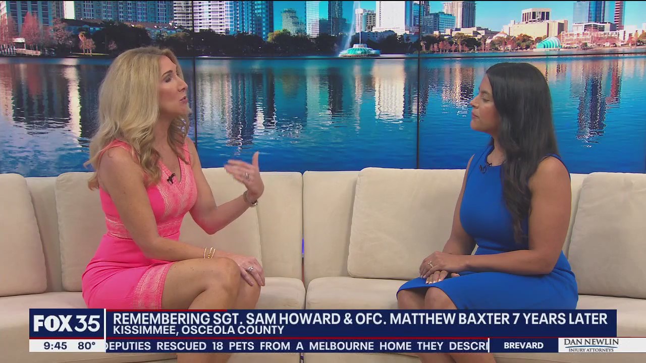 Widow of slain officer offers advice to Deputy Link's wife | FOX 51 Gainesville