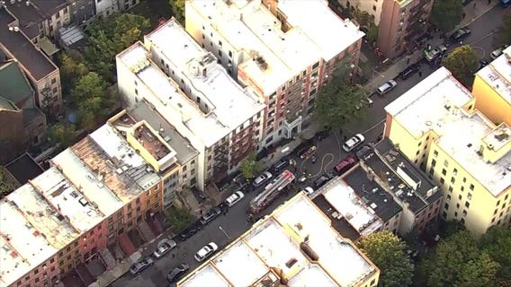 SkyFOX over Harlem shooting and fire