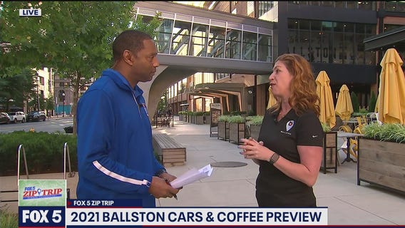 FOX 5 Zip Trip Ballston: 2021 Ballston Cars and Coffee