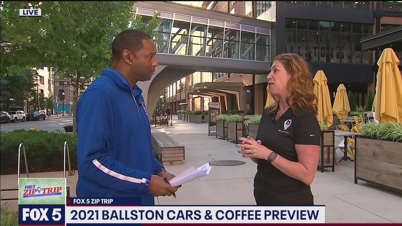 FOX 5 Zip Trip Ballston: 2021 Ballston Cars and Coffee