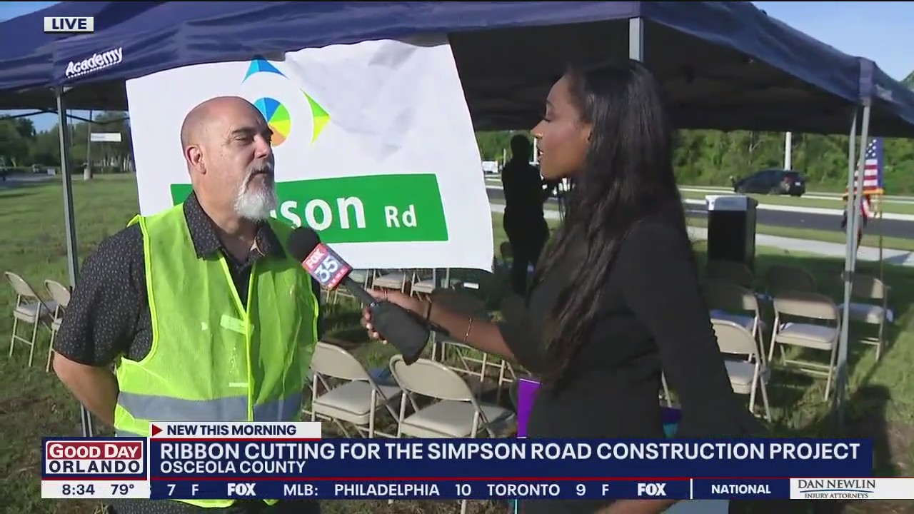 Ribbon cutting: Simpson Road construction project | FOX 51 Gainesville