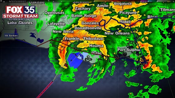 Hurricane Francine makes landfall in Louisiana