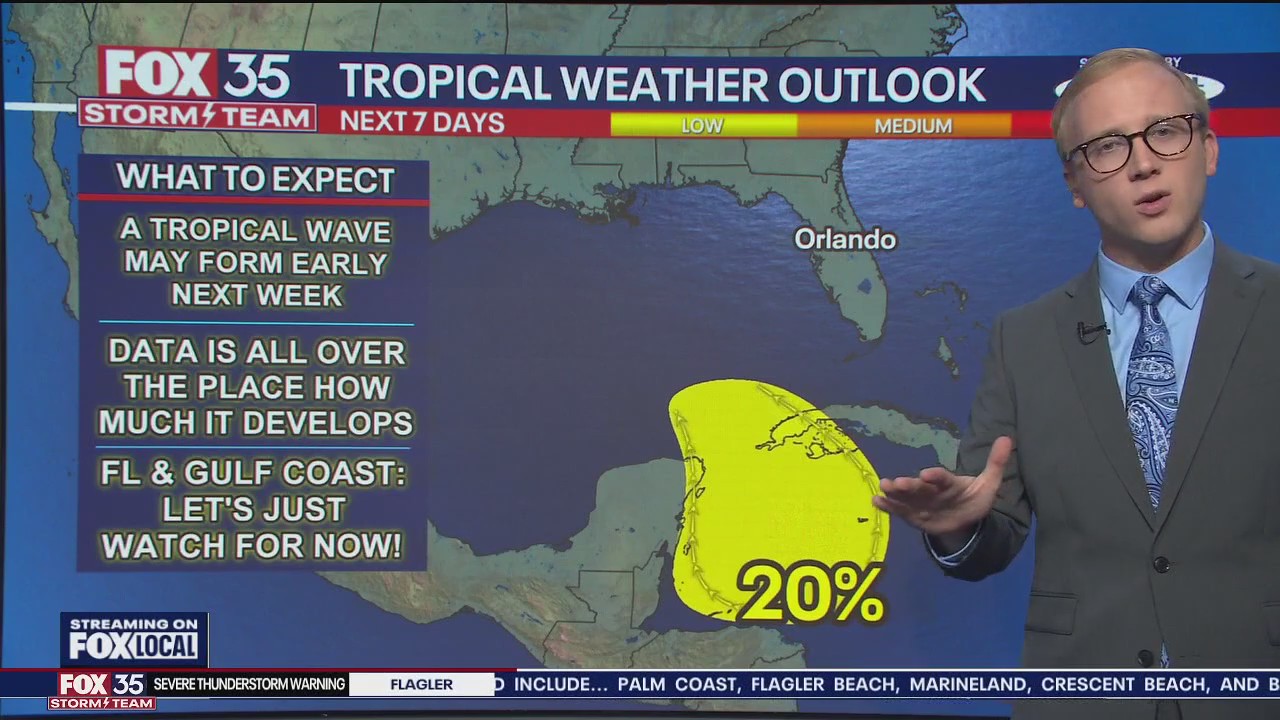 New disturbance possible for the Gulf of Mexico | FOX 35 Orlando