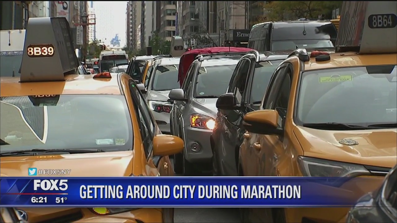 NYC Marathon creates gridlock, headaches for drivers