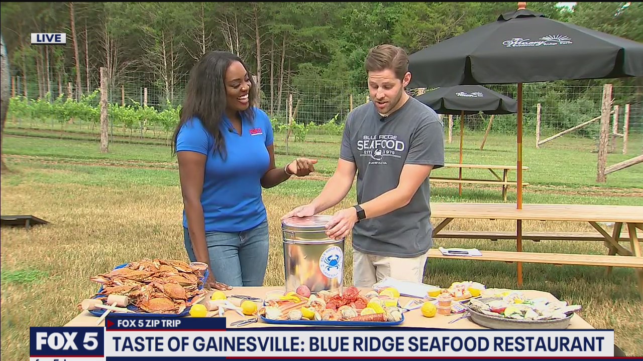 FOX 5 Zip Trip Gainesville: Blue Ridge Seafood Restaurant