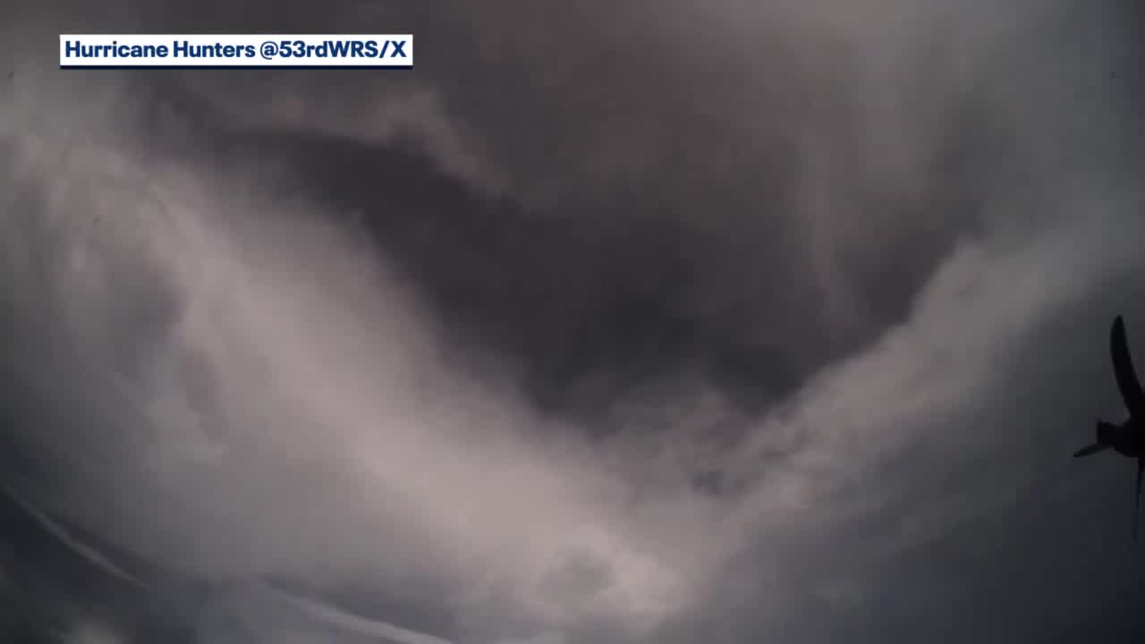 Watch: Hurricane Hunters go inside Hurricane Helene
