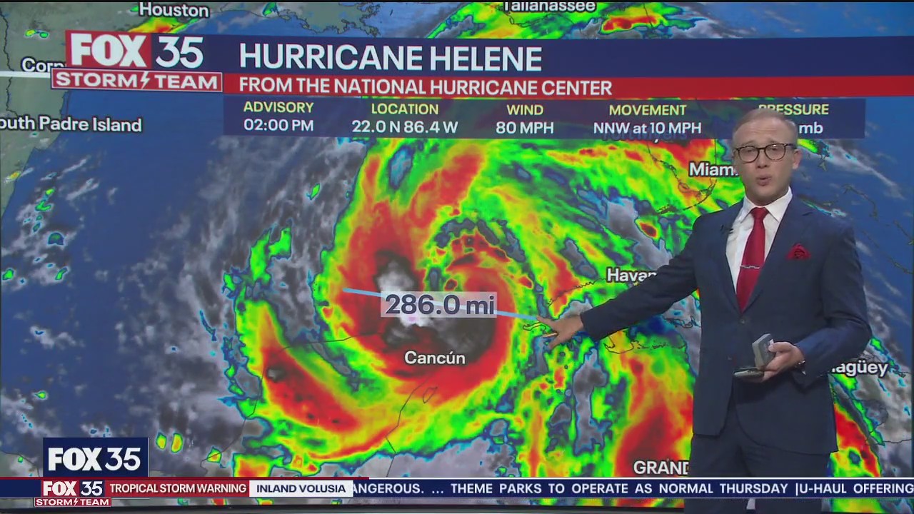 How big is Hurricane Helene? | FOX 35 Orlando