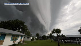 Watch: Impressive shelf cloud as Hurricane Helene impacts Florida