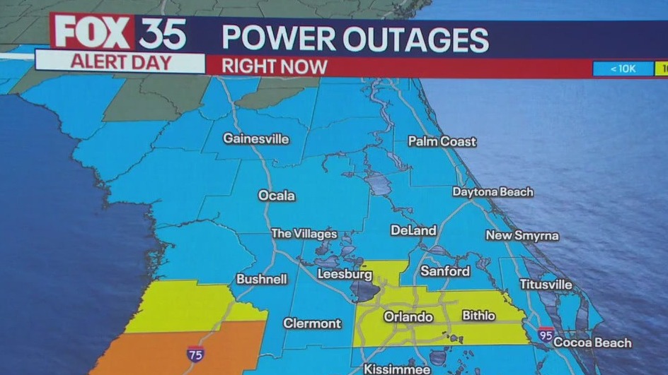 Power outages reported as Helene heads toward landfall | FOX 51 Gainesville
