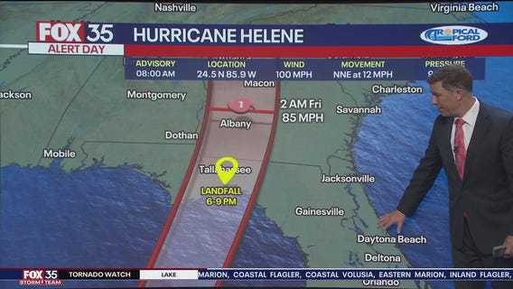 Hurricane Helene strengthens to Category 2 storm