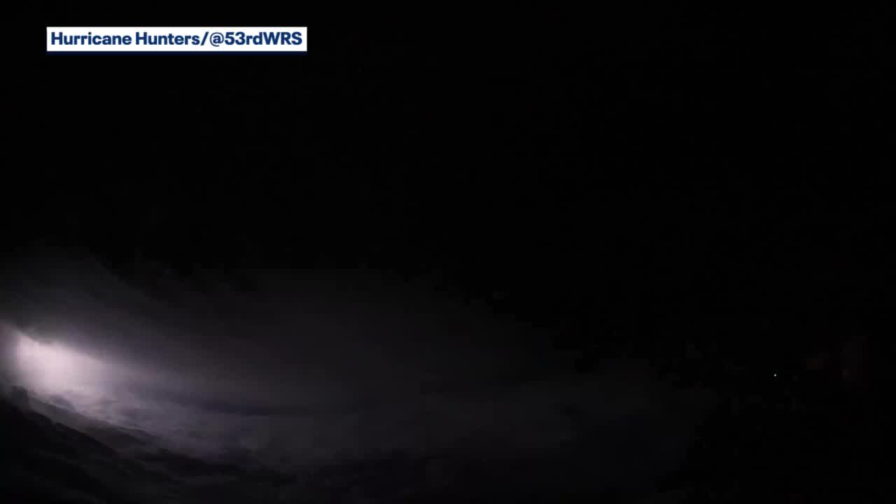 Inside Hurricane Helene: Hundreds of lightning strikes