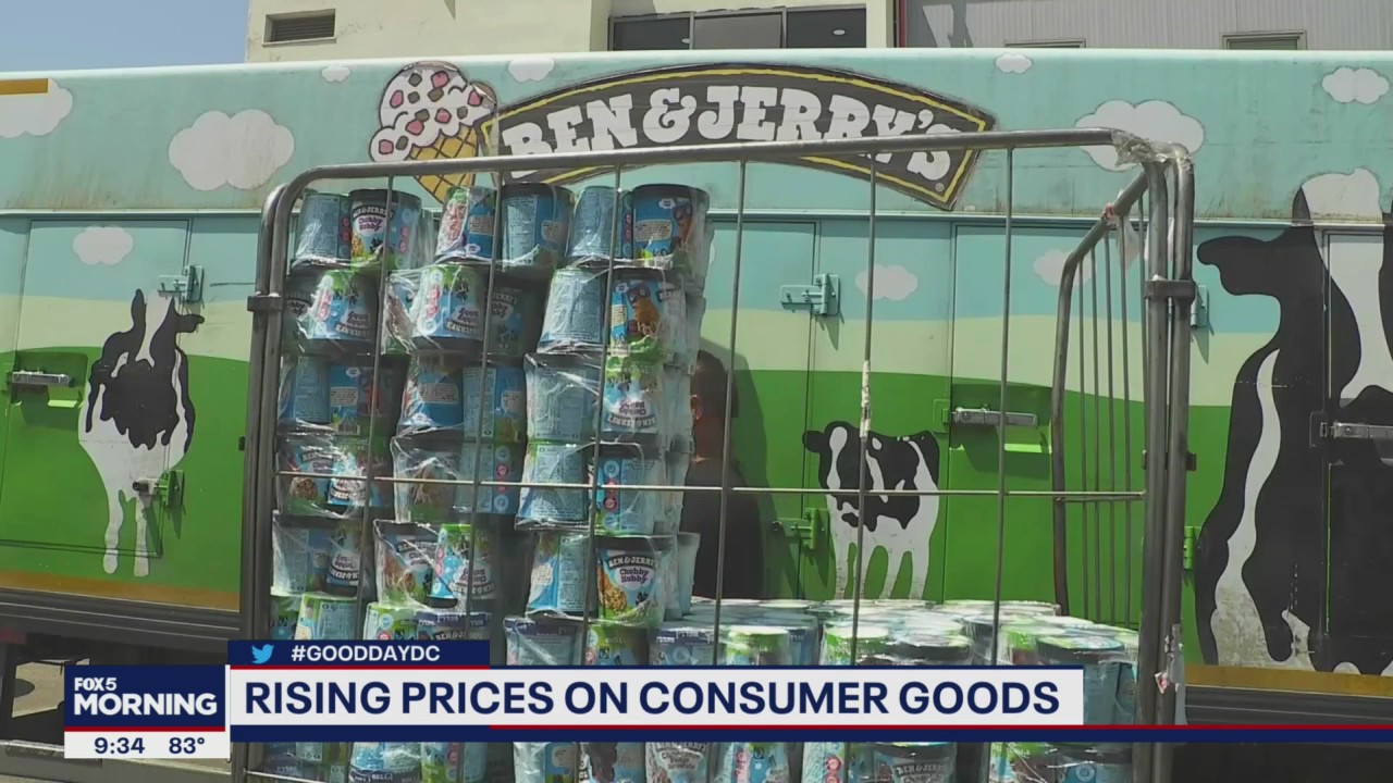 Rising prices of consumer goods