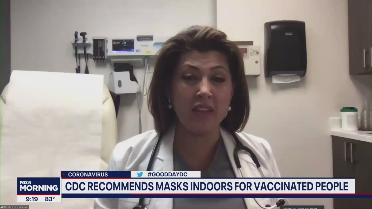 CDC recommends masks indoors for vaccinated people